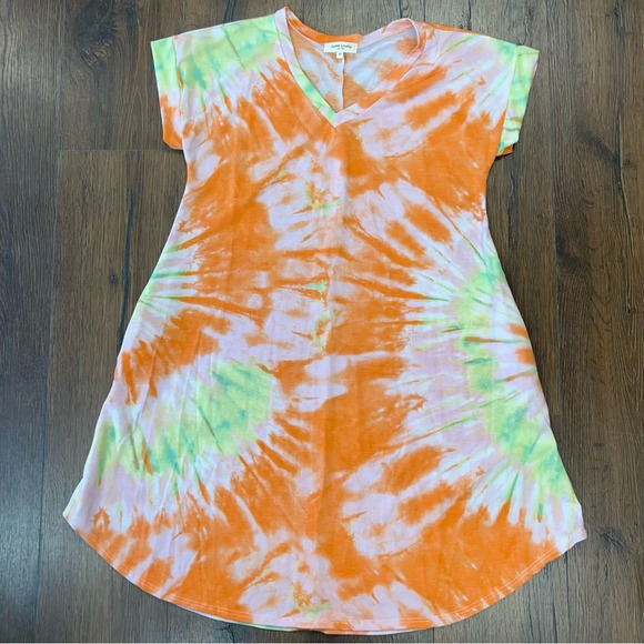 Sweet Lovely by jen tye dye dress SZ MED - Picture 2 of 6